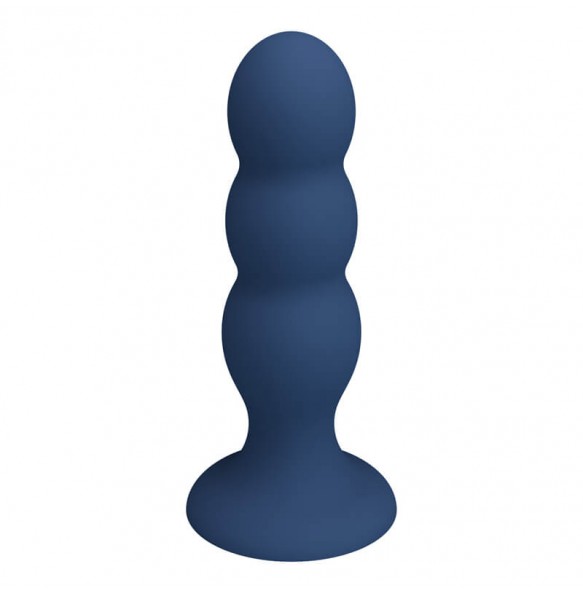 MR PLAY - 3 Metal Balls Silicone Anal Plug (L Size)